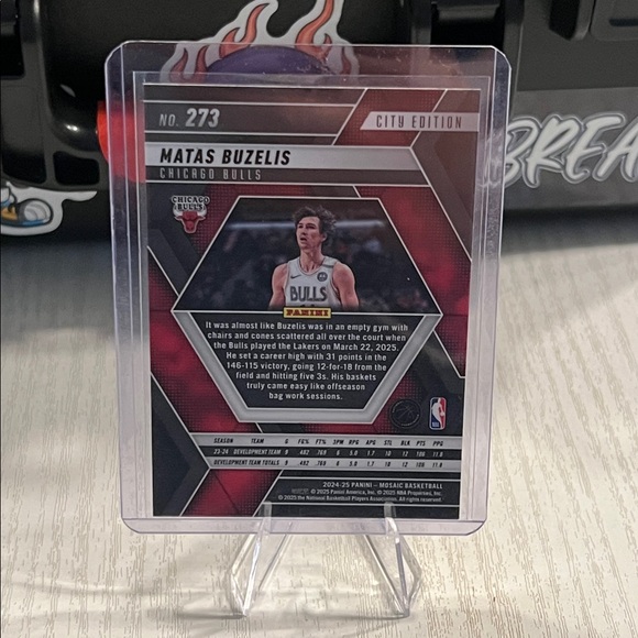 Matas Buzelis Rookie card - Picture 2 of 2